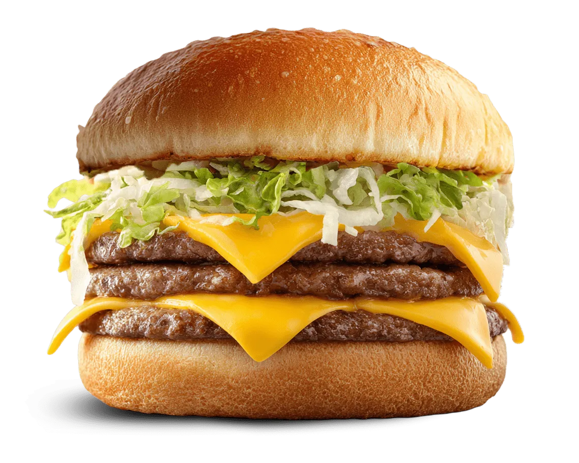 Burger Triple Cheese, trois steaks et trois cheddars